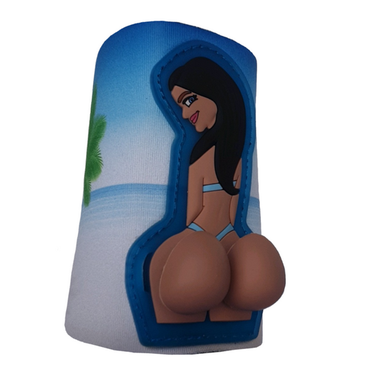 Beachy Butt Twerking Can Coozie