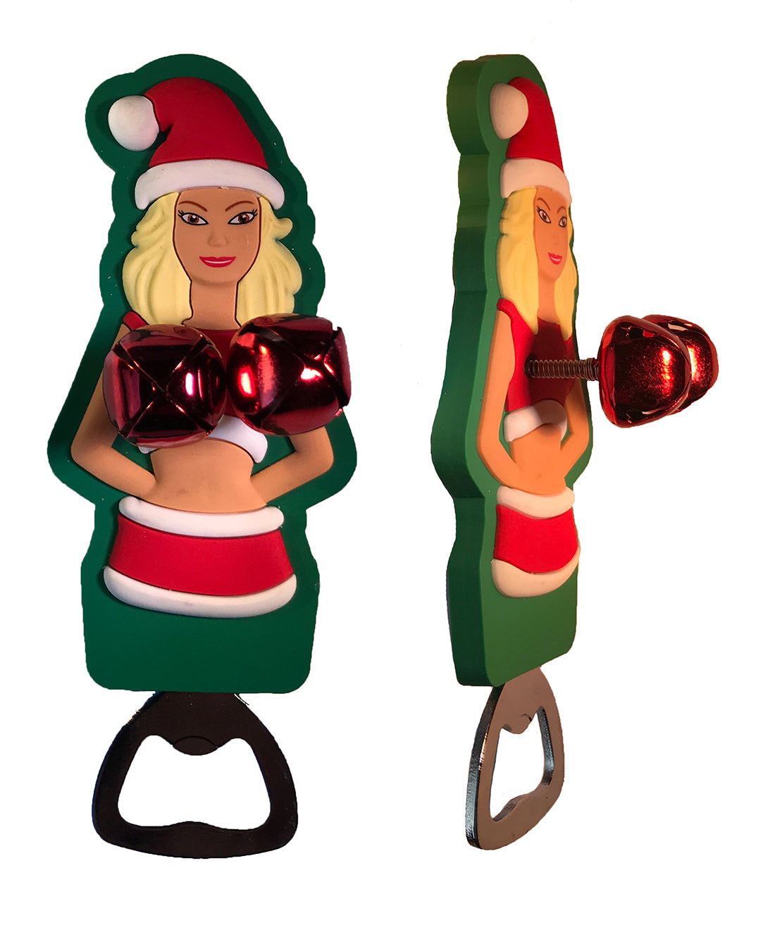 Christmas Boob Refrigerator Magnet Bottle Opener