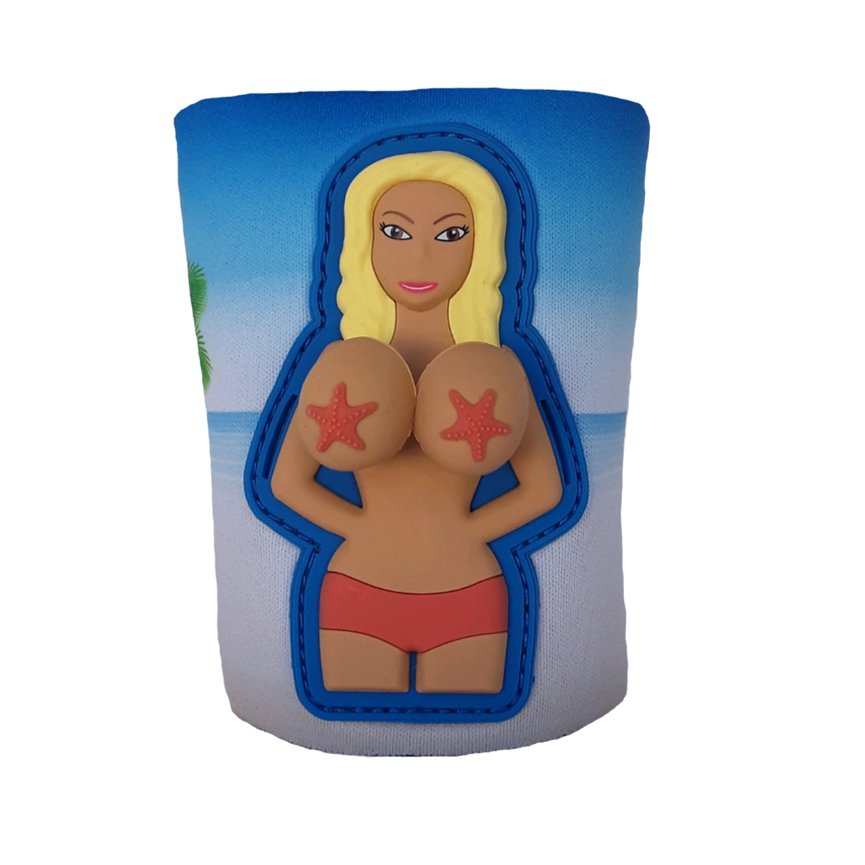 Bouncing Boobs Can Coozie Novelty