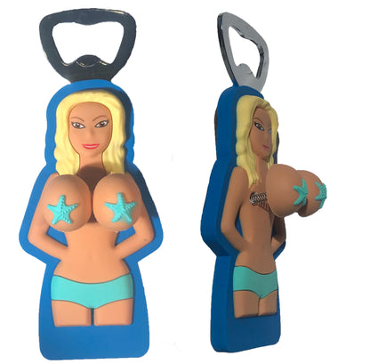 Bouncing Boobs Magnet Bottle Opener