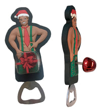 Christmas Man Bottle Opener Refrigerator Magnet
