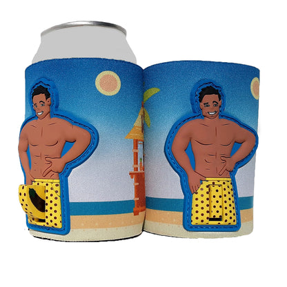Woody Dick Man Can Coozie Novelty