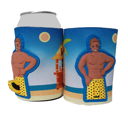 Woody Dick Man Can Coozie Novelty