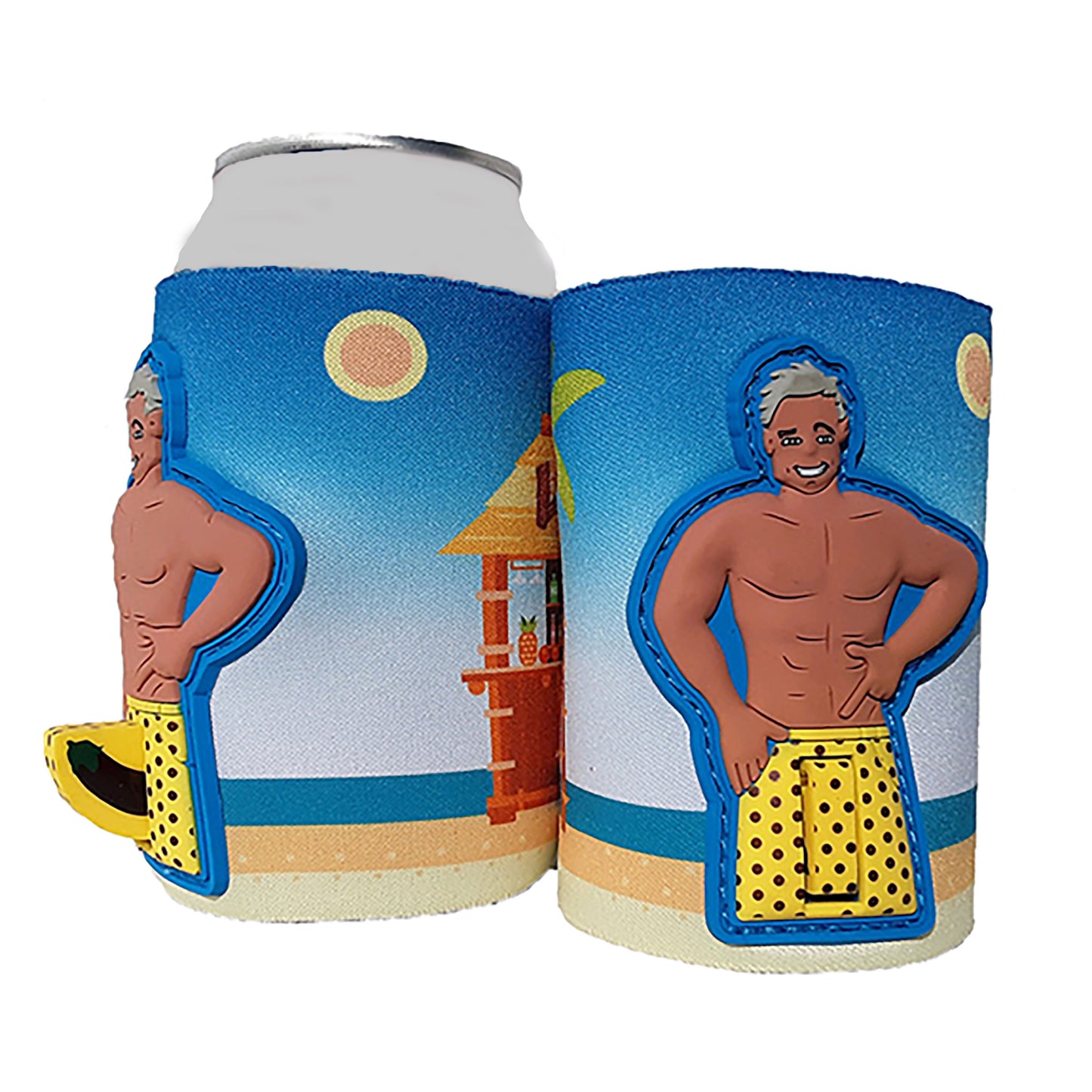 Woody Dick Man Can Coozie Novelty
