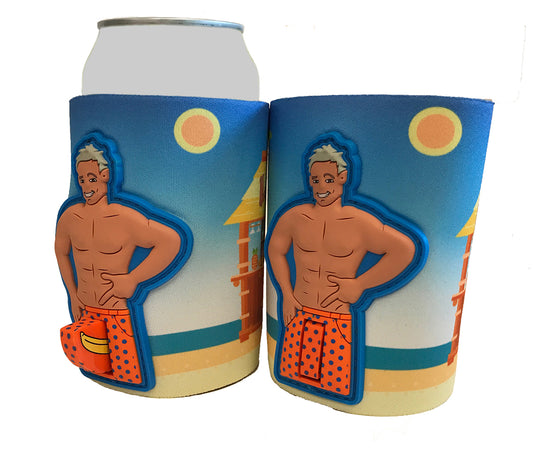 Woody Dick Man Can Coozie Novelty