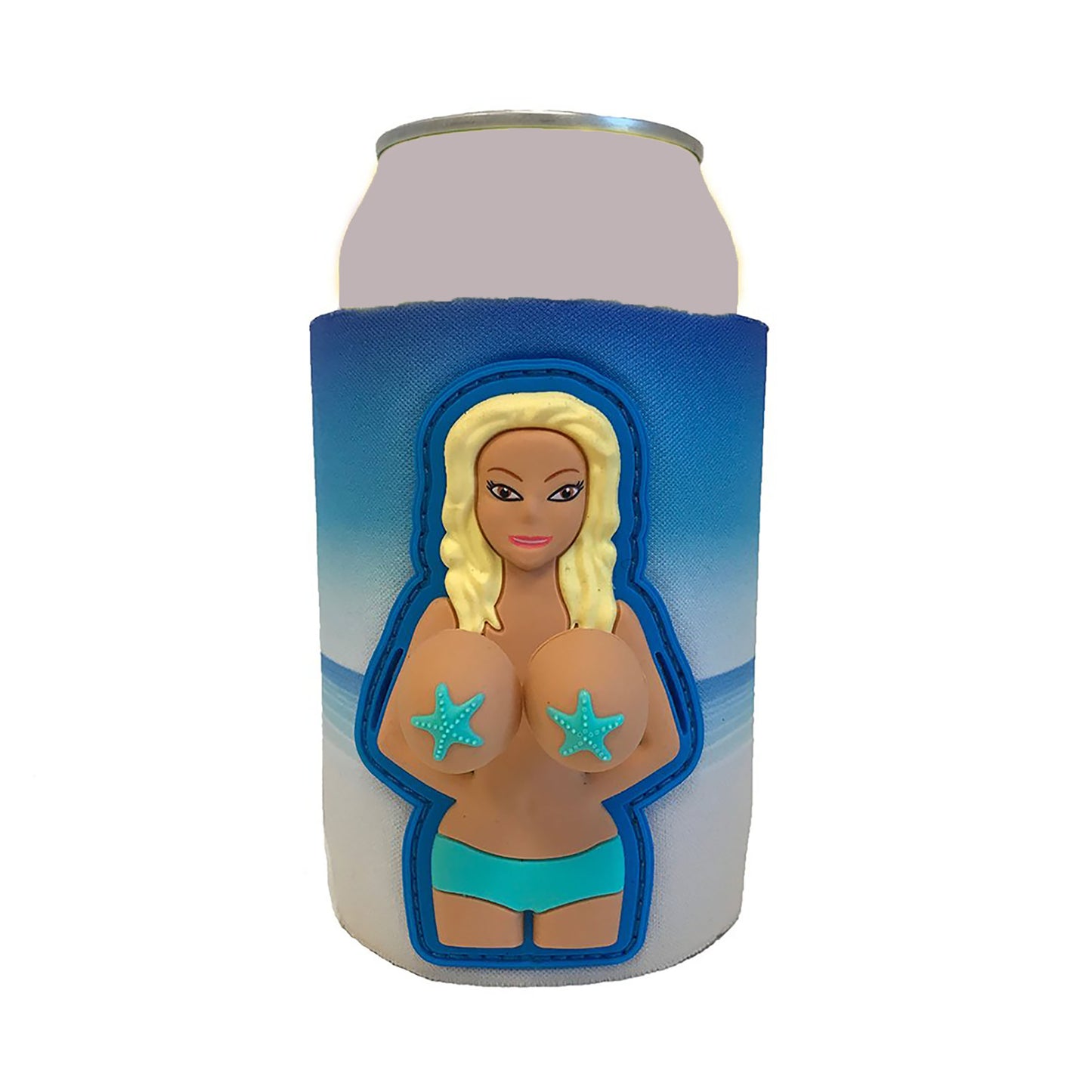 Bouncing Boobs Can Coozie Novelty