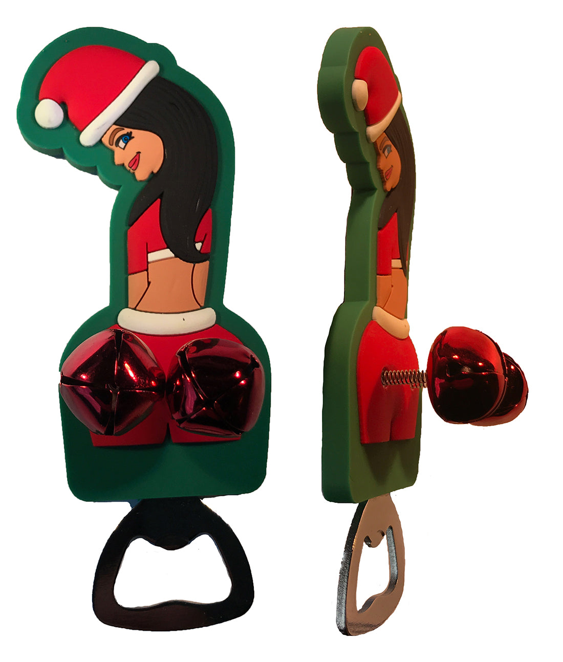 Christmas Butt Refrigerator Magnet Bottle Opener